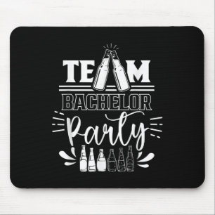 Team Bachelor Party Groom Bridge Mousepad