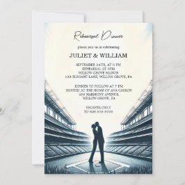 Team Ball Field Pitch Baseball Probe Dinner Einladung