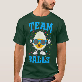 Team Balls Gender-Enthüllung Schwangerschaftsankün T-Shirt