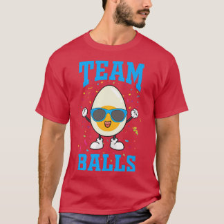 Team Balls Gender-Enthüllung Schwangerschaftsankün T-Shirt