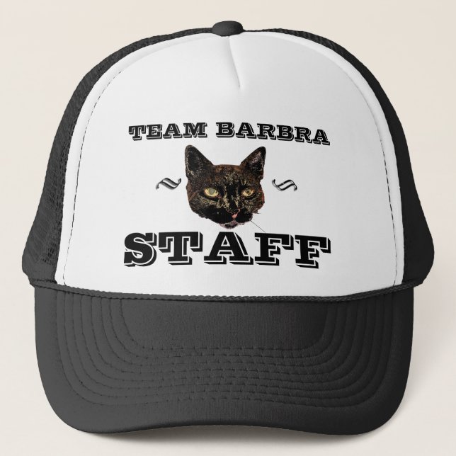 Team Barbra PERSONAL Truckerkappe (Vorderseite)