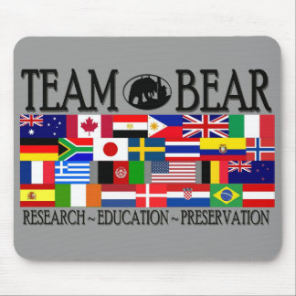 Team-Bärn-Weltmausunterlage Mousepad