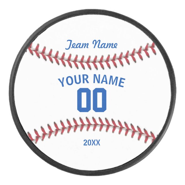 Team Baseball Sport Eishockey Puck (Vorderseite)