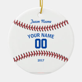 Team-Baseball-Sport Keramik Ornament