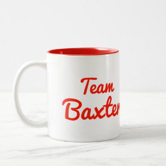 Team Baxter Zweifarbige Tasse