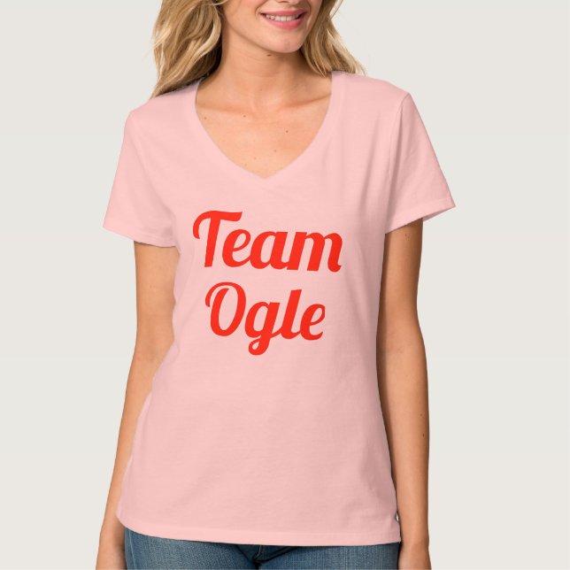 Team beäugeln T-Shirt (Vorderseite)