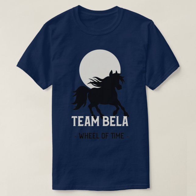 Team Bela Rad der Zeit T-Shirt (Design vorne)