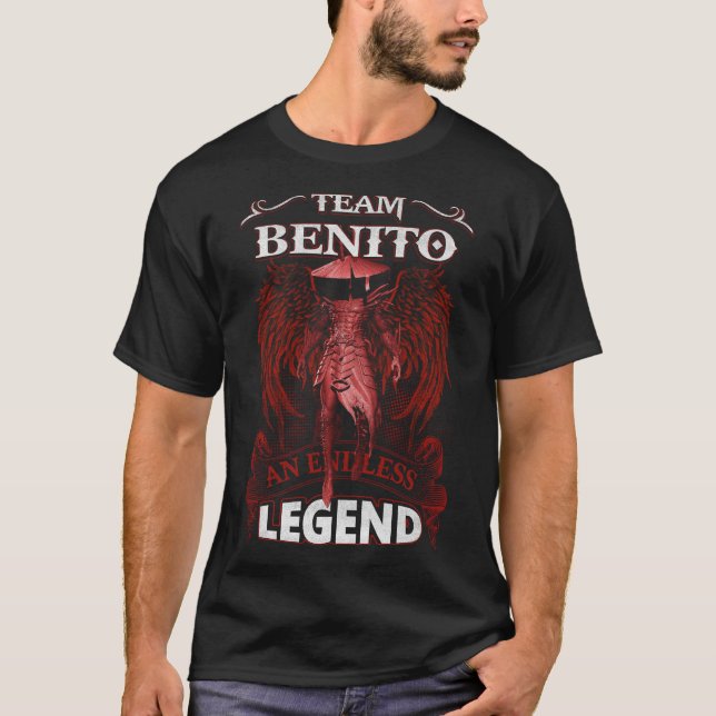 Team BENITO - Ein endloses LEGEND T-Shirt (Vorderseite)