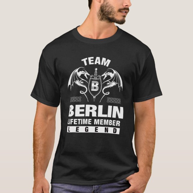 Team Berlin Lifetime Mitglied T-Shirt (Vorderseite)