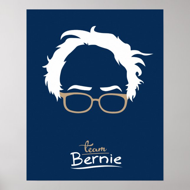 Team Bernie - Bernie Sanders als Präsident Poster (Vorne)