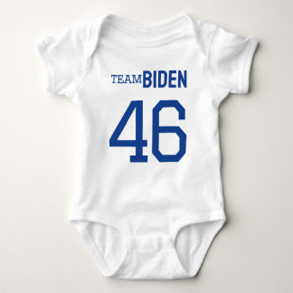Team Biden 46 Single Sided Jersey Baby Strampler