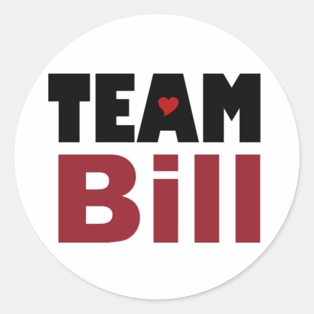 Team Bill Aufkleber (Vorderseite)