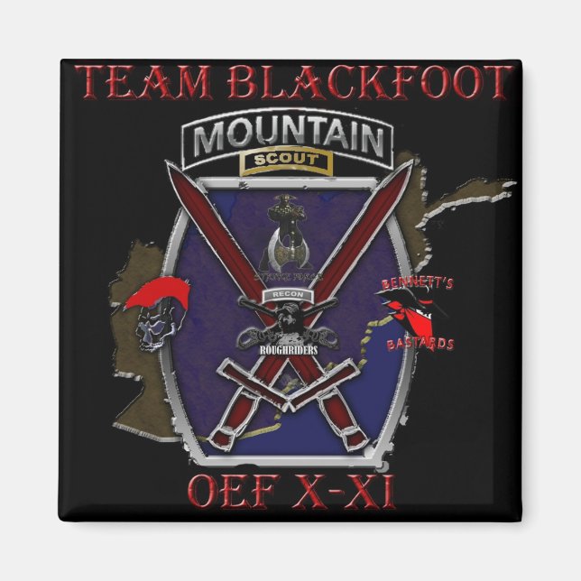 Team Blackfoot Magnet (Vorne)