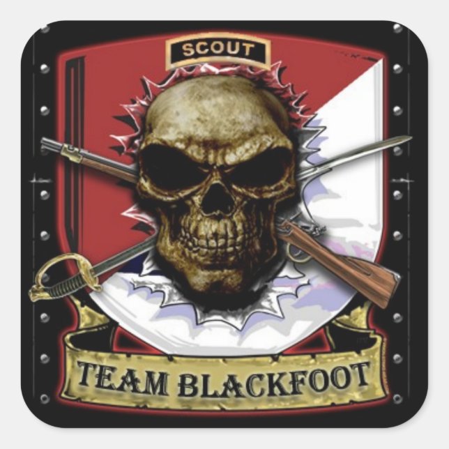Team Blackfoot Sticker (Vorderseite)