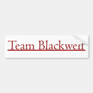 Team Blackwell Autoaufkleber