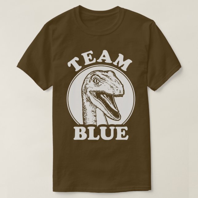 Team Blue Raptor T-Shirt (Design vorne)