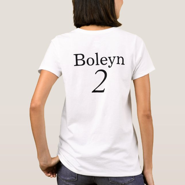 Team Boleyn T-Shirt (Rückseite)