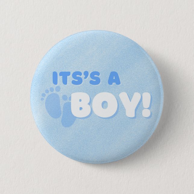 Team Boy Button für Genderfragen (Vorderseite)