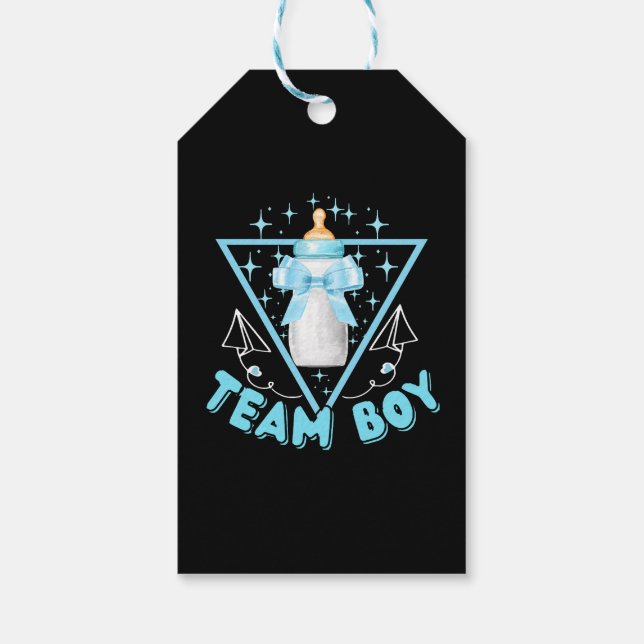 Team Boy Geschenkanhänger (Rückseite)