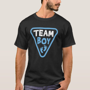 Team Boy Geschlecht Enthüllung Baby Dusche T-Shirt