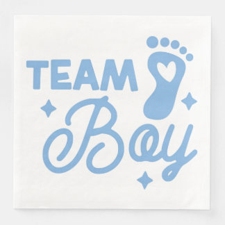 Team Boy Niedlich Boy Baby Duschpapier Napkin Serviette