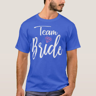 Team Br Shirt zur Unterstützung der Braut zu sein