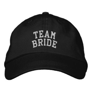Team Braut bestickter Junggesellinnenabschiedshut Bestickte Baseballkappe