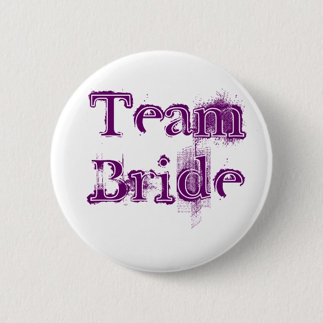 Team-Braut Button (Vorderseite)