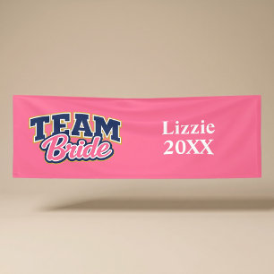 Team Braut Feste Hochzeitsfeier Banner