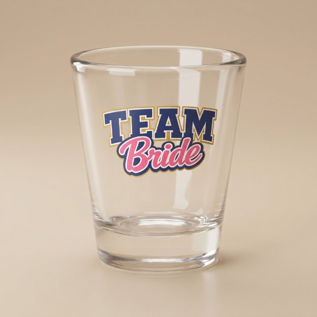 Team Braut Feste Hochzeitsgesellschaft Schnapsglas (Von Creator hochgeladen)