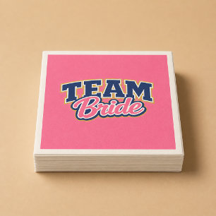 Team Braut Feste Hochzeitsgesellschaft Serviette