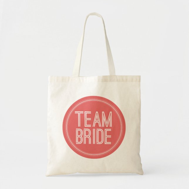 Team-Braut - Hochzeits-Taschen-Tasche Tragetasche (Vorne)