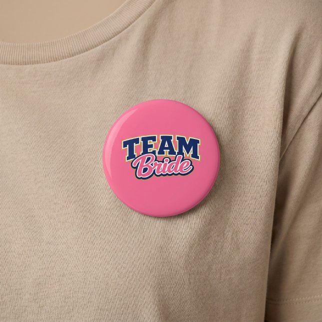 Team Braut Kühne Hochzeitsgesellschaft Button (Von Creator hochgeladen)