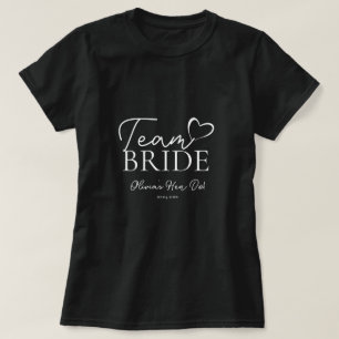 Team Braut T-Shirt – Lustiges Junggesellinnenabsch