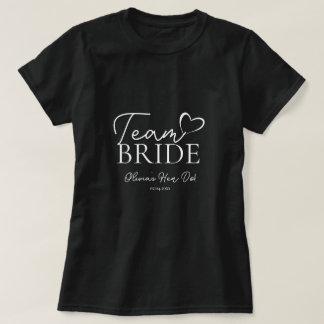Team Braut T-Shirt – Lustiges Junggesellinnenabsch