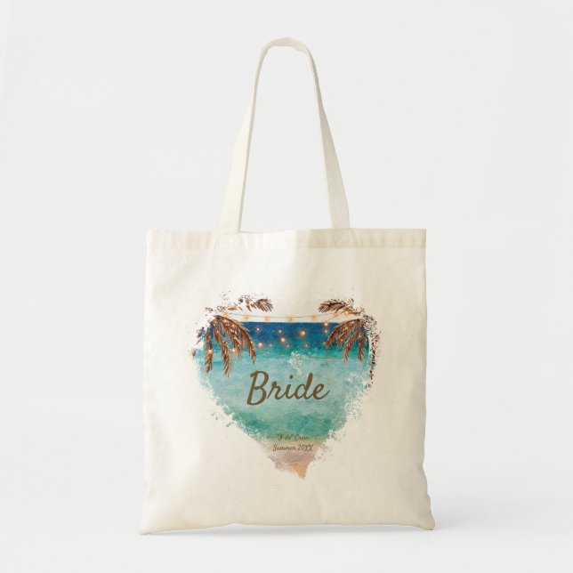 Team-Braut tue ich Crew-Taschenstrand-Tasche Tragetasche (Vorne)