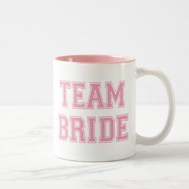 Team-Braut Zweifarbige Tasse (Rechts)