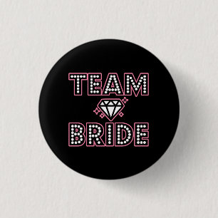 Team-Brautdiamant Brautjungfernknöpfe Button