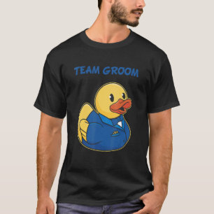 Team Bräutigam Gummiente Party Herren Junggesellen T-Shirt