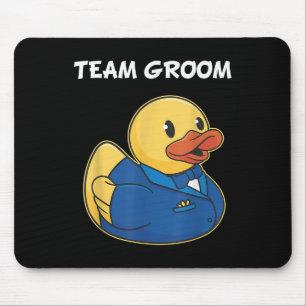 Team Bräutigam Gummiente Party Jungs Junggesellena Mousepad