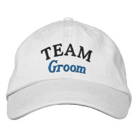 Team-Bräutigam Personalisiert bestickte Baseballka