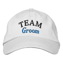 Team-Bräutigam Personalisiert bestickte Baseballka Bestickte Baseballkappe