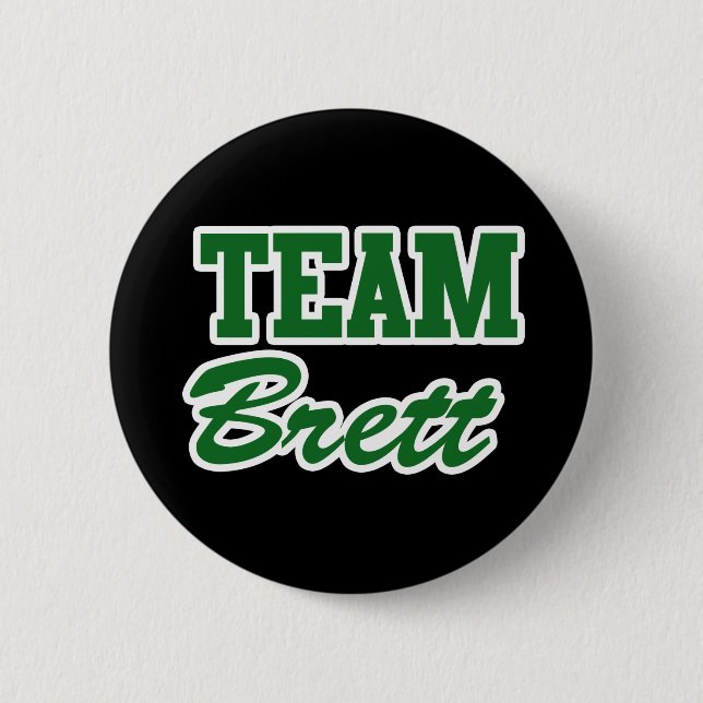 Team Brett Survivor Button (Vorderseite)