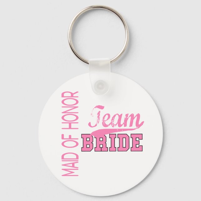 Team Bride 1 TRAUZEUGIN Schlüsselanhänger (Vorderseite)
