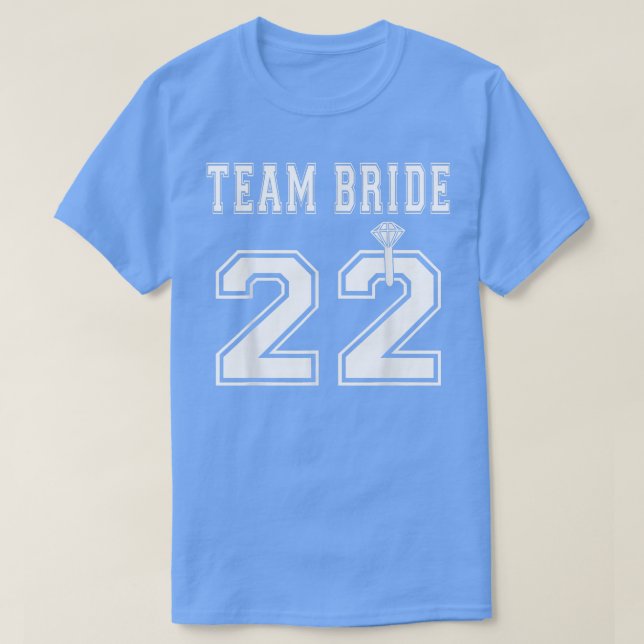Team Bride 2022 Brautparty Matching T-Shirt (Design vorne)