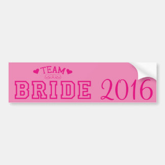 Team Bride Autoaufkleber