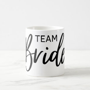Team Bride Black Kaffeetasse