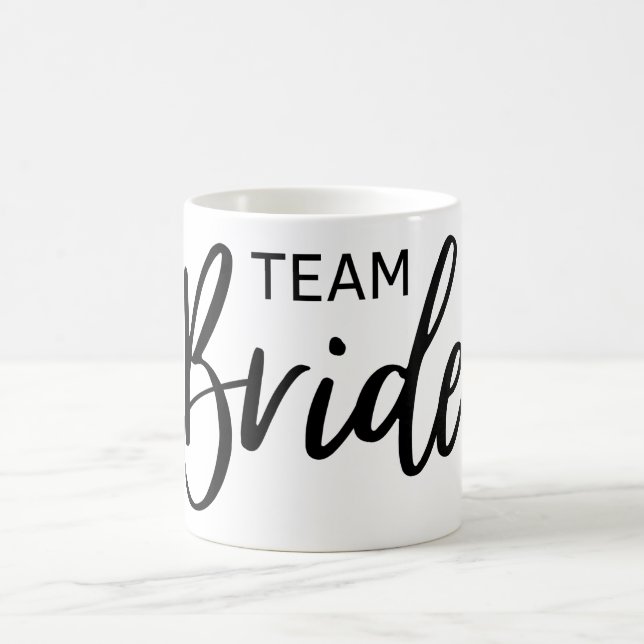 Team Bride Black Kaffeetasse (Mittel)