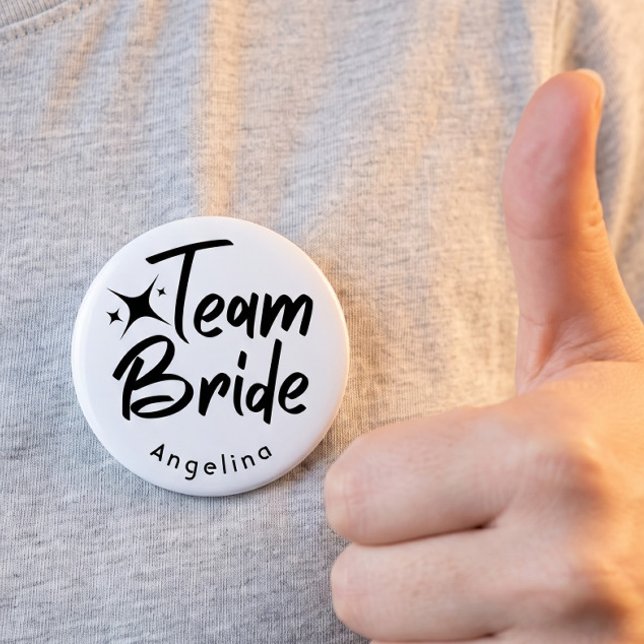 Team Bride Bridal Shower Button (Von Creator hochgeladen)