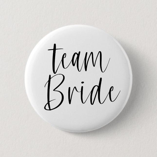 Team Bride Button - Bridesmaid (Vorderseite)